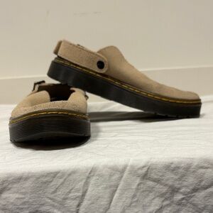 Doc Martens Carlson Suede Clog Mule Shoes